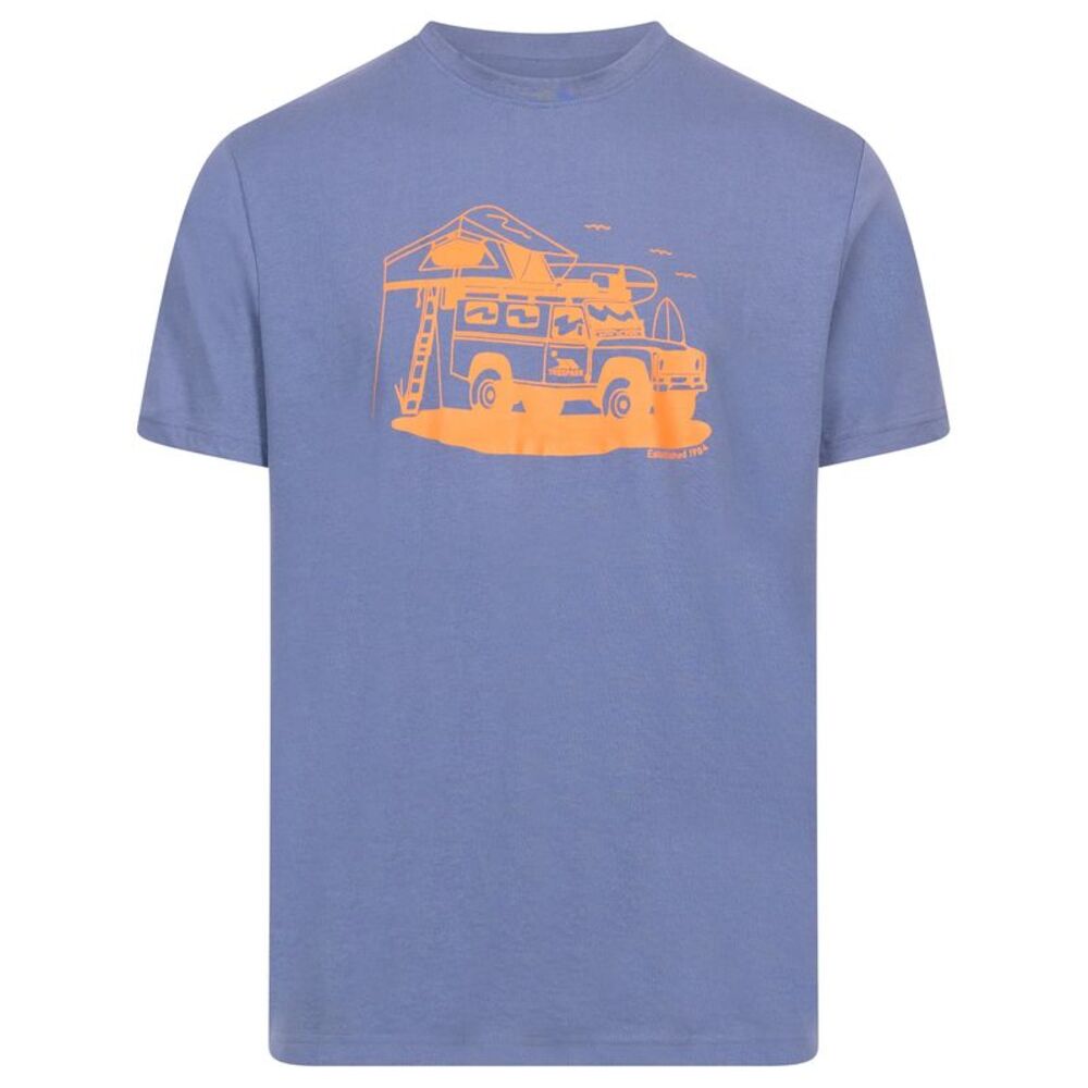 Trespass Mens Wonderer Casual T-Shirt / Bluestone